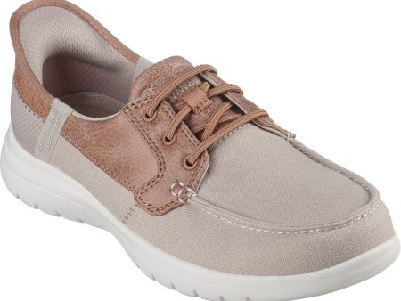 Skechers Slip-Ins™ 136536 On-The-Go Flex Palmilla Womens Boat Shoe Fashion