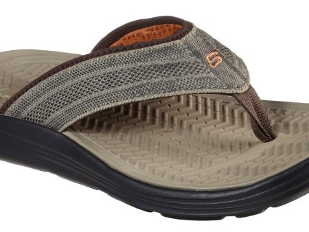 Skechers 204383 Sargo Point Vista Mens Toe Post Sandal Online Sale