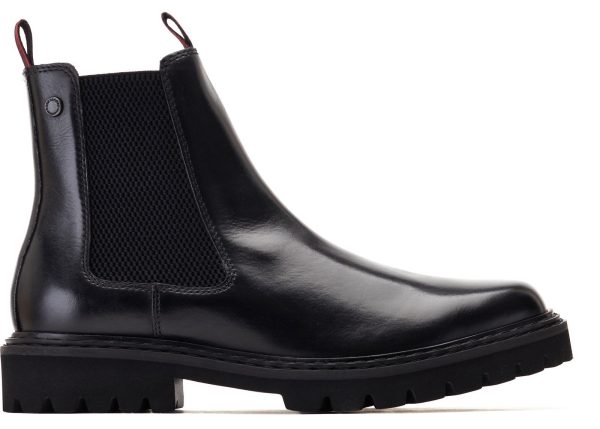 Base London Utah Mens Leather Chelsea Boot Cheap