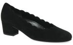 Gabor Gigi 32.221 Womens Suede Leather Court Shoe Discount