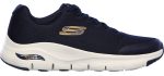 Skechers 232040W Arch Fit Mens Wide Fit Lace Up Trainer Hot on Sale