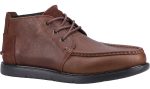 TOMS Navi Moc Mens Leather Lace Up Chukka Boot Cheap