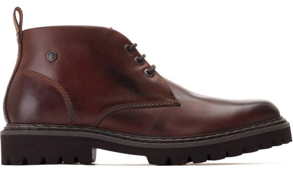 Base London Lomax Mens Leather Chukka Boot Hot on Sale