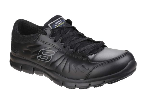 Skechers SK76551EC Work Relaxed Fit Eldred SR Womens Lace Up Work Shoe Supply