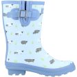 Cotswold Farmyard Womens Printed Mid Wellington Online Sale