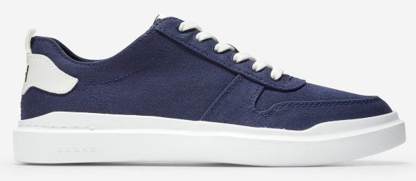 Cole Haan Grandpro Rally Womens Lace Up Canvas Trainer Hot on Sale