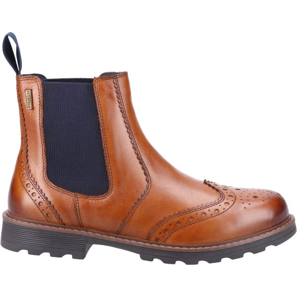 Cotswold Ford Mens Leather Waterproof Chelsea Boot Fashion