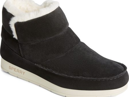 Sperry Moc-Sider Bootie Womens Leather Ankle Boot on Sale