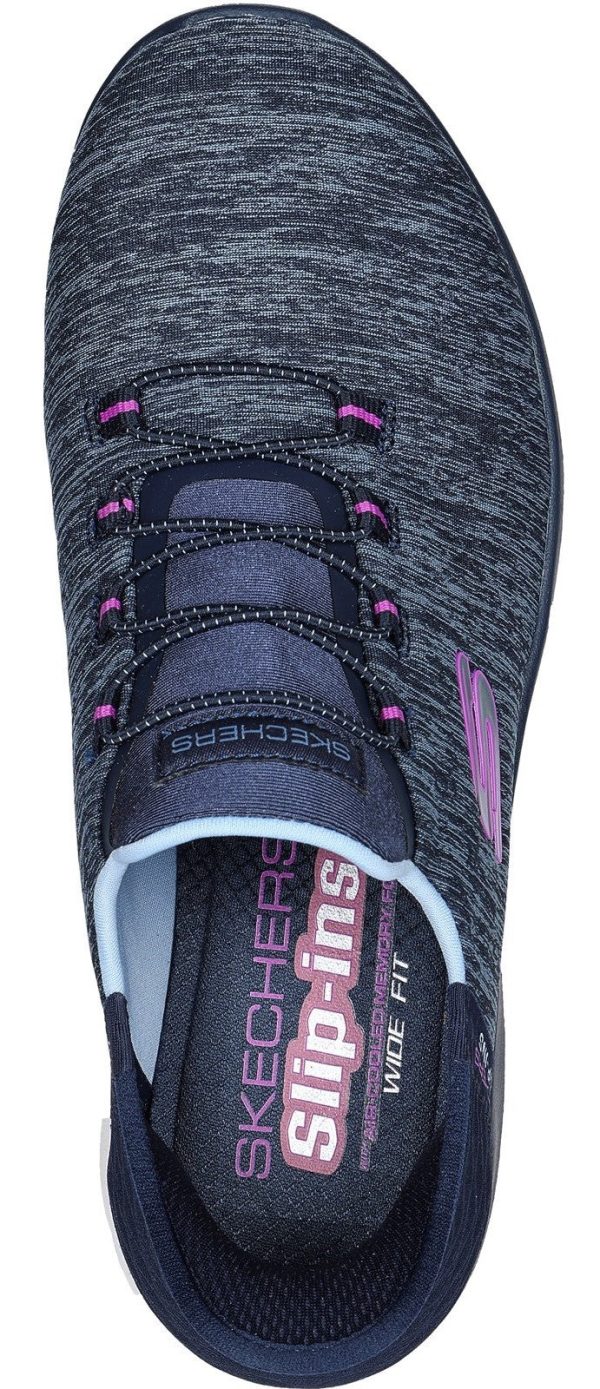 Skechers Slip-Ins™ 149937W Summits Dazzling Haze Womens Wide Fit Trainer Hot on Sale