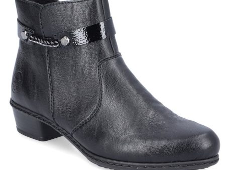 Rieker Y0783-00 Womens Heeled Ankle Boot Sale