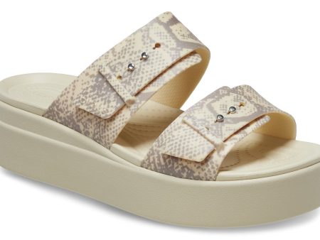 Crocs 208244 Brooklyn Snake Womens Buckle Fastening Sandal Hot on Sale