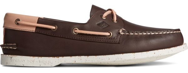 Sperry Authentic Original 2-Eye Veg Re-Tan Mens Leather Boat Shoe Fashion