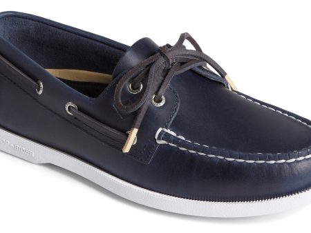 Sperry Authentic Original 2-Eye Pullup Mens Leather Boat Shoe Sale