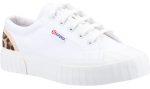 Superga 2630 Stripe Womens Lace Up Trainer For Sale