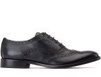 Base London Darcy Burnished Mens Brogue Detail Oxford Shoe on Sale