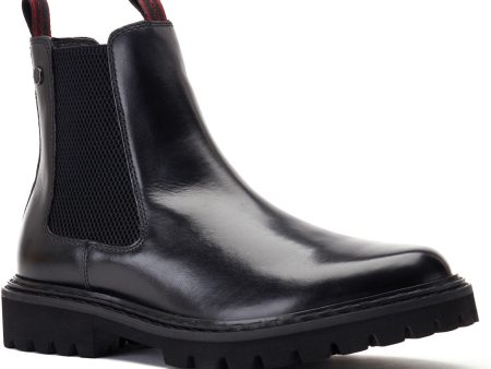 Base London Utah Mens Leather Chelsea Boot Cheap