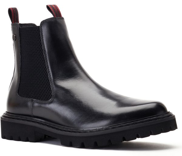 Base London Utah Mens Leather Chelsea Boot Cheap