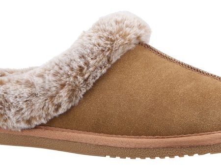 Hush Puppies Amara Womens Suede Leather Slipper For Discount