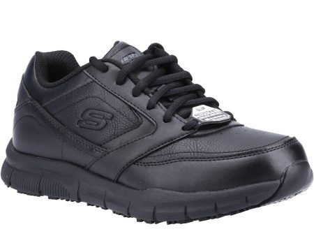 Skechers 77235EC Work Relaxed Fit®: Nampa - Wayola SR Womens Lace Up Shoe Sale