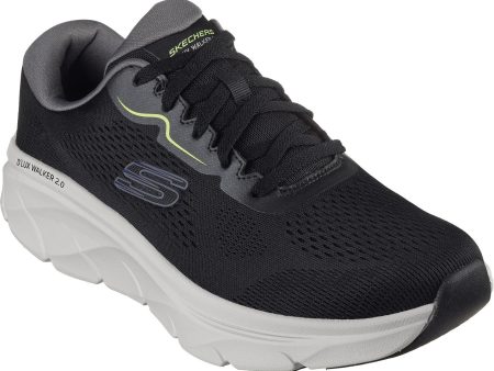 Skechers 232714 D Lux Walker 2.0 Mens Lace Up Trainer Online now