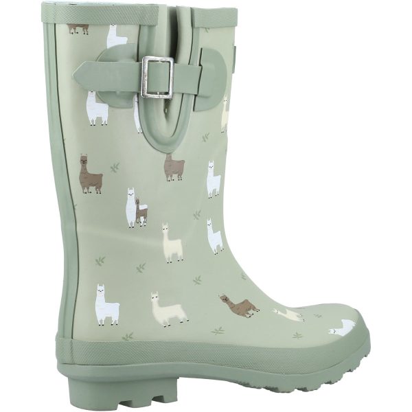 Cotswold Farmyard Womens Printed Mid Wellington Online Sale