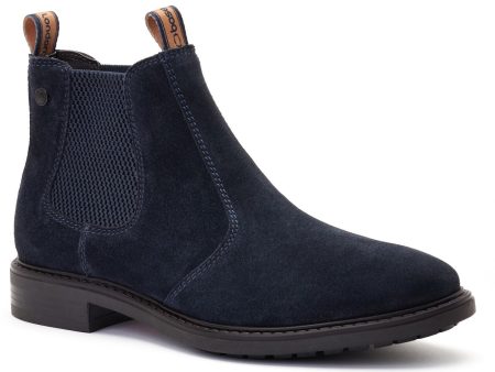 Base London Nelson Mens Suede Leather Chelsea Boot Cheap