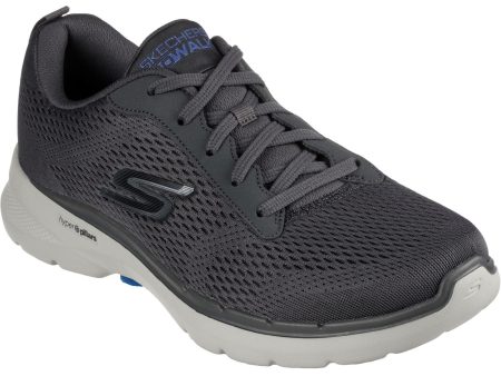 Skechers 216209 Go Walk 6 Avalo Mens Lace Up Trainer Online now