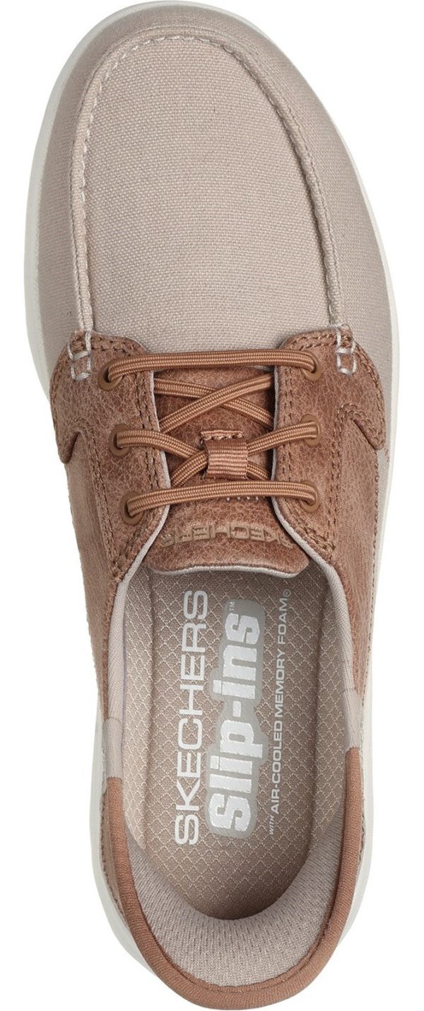 Skechers Slip-Ins™ 136536 On-The-Go Flex Palmilla Womens Boat Shoe Fashion