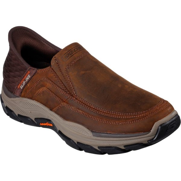 Skechers Slip-Ins 204810 Respected Elgin Mens Leather Shoe Hot on Sale