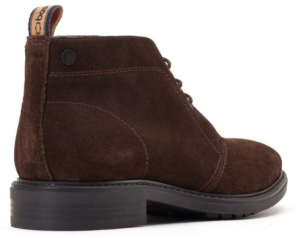 Base London Kilby Mens Leather Lace Up Chukka Boot Discount