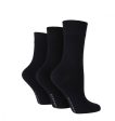 3 Pair Glenmuir Gentle Grip Womens Bamboo Socks For Cheap