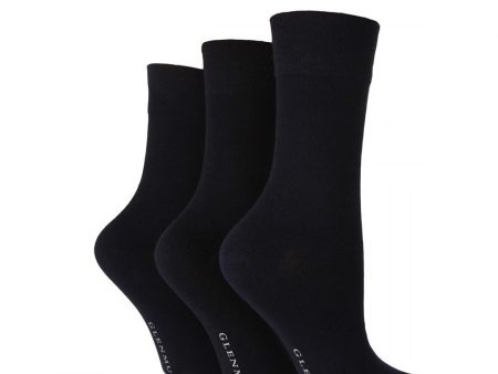 3 Pair Glenmuir Gentle Grip Womens Bamboo Socks For Cheap