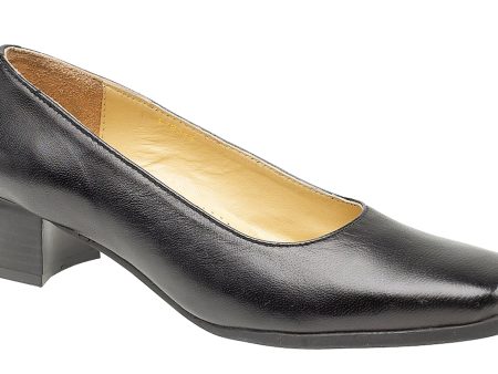 Amblers Walford X Wide Fit Womens Court Shoe Fashion