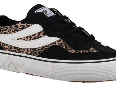 Superga 2941 Revolley Leopard Womens Lace Up Trainer For Discount