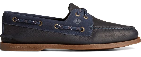 Sperry Authentic Original Mens Tumbled Suede Boat Shoe Online Hot Sale