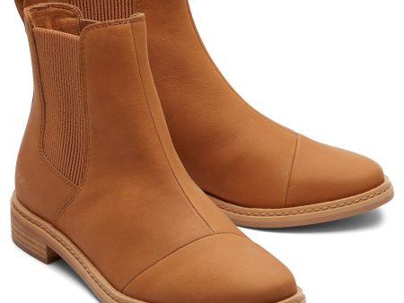 TOMS Charlie Womens Leather Chelsea Boot Supply