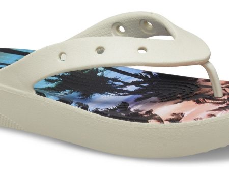 Crocs 208770 Summer Nostalgia Womens Platform Flip Flop Online