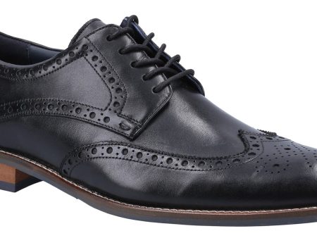 Hush Puppies Dustin Mens Leather Lace Up Brogue Shoe on Sale