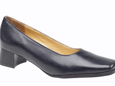 Amblers Walford X Wide Fit Womens Court Shoe Discount