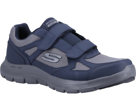 Skechers 232578 Flex Advantage 4.0 Fortner Mens Touch Fastening Trainer For Cheap