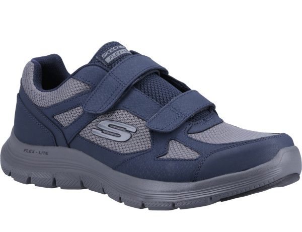 Skechers 232578 Flex Advantage 4.0 Fortner Mens Touch Fastening Trainer For Cheap