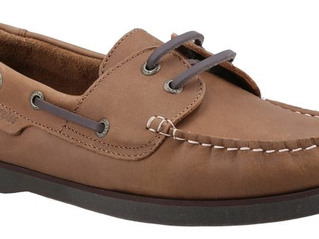 Hush Puppies Henry Mens Leather Lace Up Boat Shoe Online