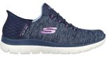 Skechers Slip-Ins™ 149937W Summits Dazzling Haze Womens Wide Fit Trainer Hot on Sale