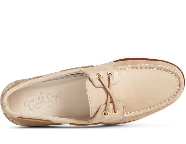 Sperry Gold Cup Authentic Original 2-Eye Cross Lace Mens Boat Shoe Sale