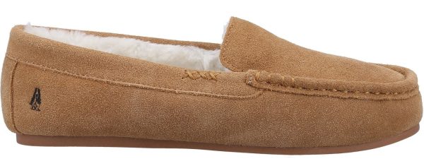 Hush Puppies Annie Womens Suede Mocassin Slipper Cheap