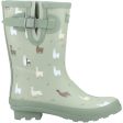 Cotswold Farmyard Womens Printed Mid Wellington Online Sale