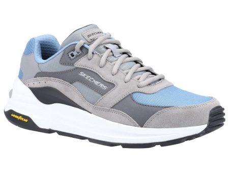 Skechers 237200 Global Jogger Mens Lace Up Trainer Shoe Cheap