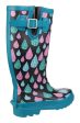 Cotswold Burghley Womens Patterned Wellington Boot For Sale