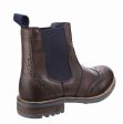 Cotswold Cirencester Mens Brogue Detail Pull On Chelsea Boot Online