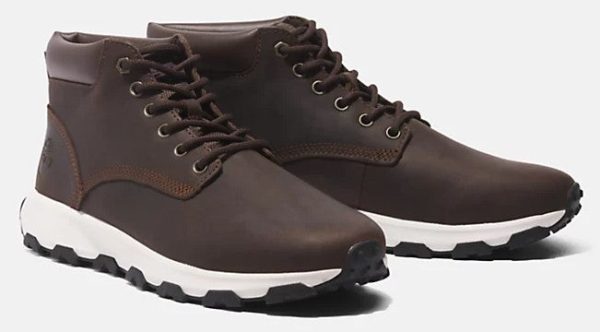 Timberland A5YTW Winsor Park Mens Leather Lace Up Chukka Boot For Sale